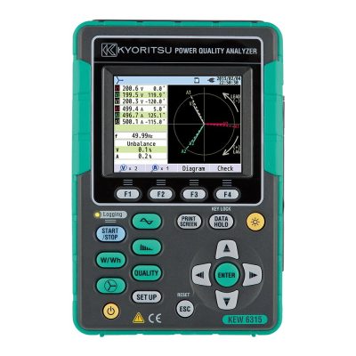 K6315 NETANALYSER DRIE-FASEN ZONDEN TANGEN + BLUETOOTH